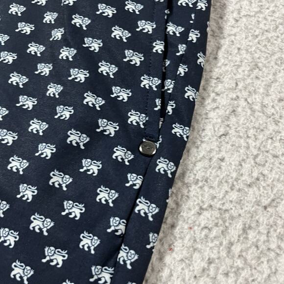 RLX Ralph Lauren Shorts Mens 36 Blue All Over Print Chino Performance Golf - Picture 7 of 13